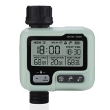 Cumpara ieftin Programator irigatie automat Johgee, IPX5, durata 1s-99min, frecventa 1h-15 zile, filet 3/4", 2xAA, verde