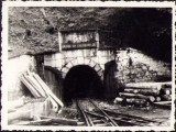 P485 Intrare &icirc;n mină, galeria Gheorghiu-Dej, perioada comunistă