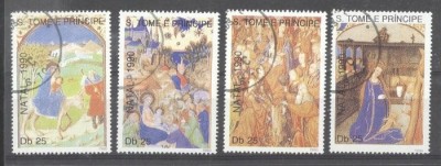 Sao Tome e Principe 1990 Paintings, used M.268 foto