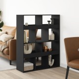 VidaXL Separator de cameră, negru, 100x33x125,5 cm, lemn prelucrat