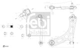 FEBI BILSTEIN 185603 Brat suspensie roata