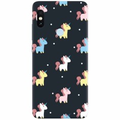 Husa silicon pentru Xiaomi Mi A2, Unicorns foto
