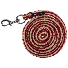 Lesă Hippo cu carabinieră pentru cai 2 m bordo cu bej