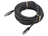 Cablu USB 3.0 RJ45 10m Negru/Gri