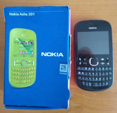 Telefon mobil Nokia 201 Asha, Graphite foto