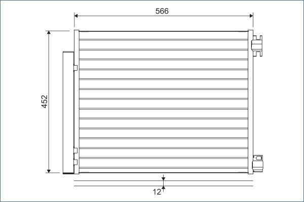 VALEO 822569 Condensator, climatizare
