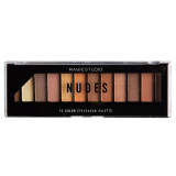 Paleta de farduri Versatile Nudes Magic Studio, 12 culori, aplicator fard