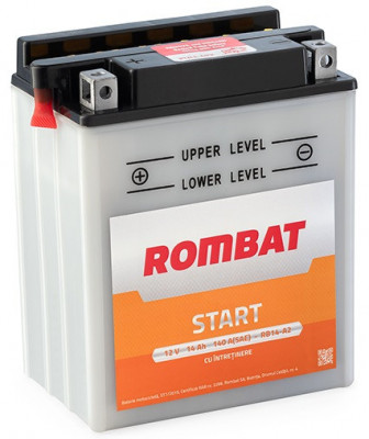 Baterie Moto Rombat Start 14Ah 140A 12V RB14-A2 foto