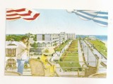 RF145 - Carte Postala - Mangalia. Vile pe malul marii. circulata 1962