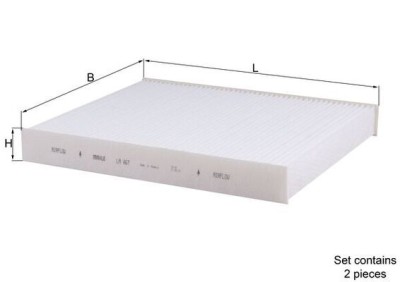 MAHLE LA 467/S Filtru, aer habitaclu foto