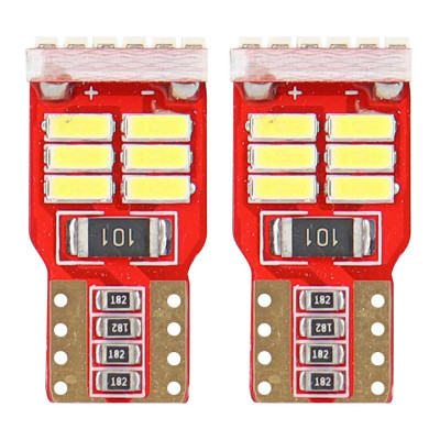 Led Canbus 5smd 5730 T10 (w5w) Alb Amio 01286 foto