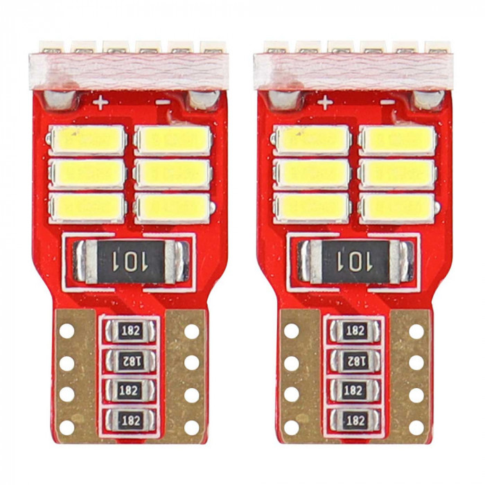 Led Canbus 5smd 5730 T10 (w5w) Alb Amio 01286