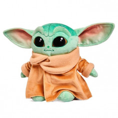 Jucarie de plus Star Wars - Mandalorian - Baby Yoda The Child, inaltime 25 cm foto