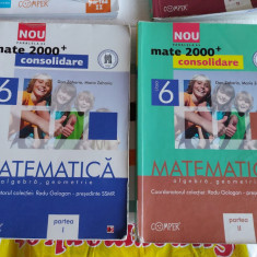 MATEMATICA ALGEBRA GEOMETRIE CLASA A VI A PARTEA 1 + 2 DAN ZAHARIA