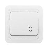 Intrerupator cu revenire Comtec Eco Premium MF0012-06009, incastrat, alb