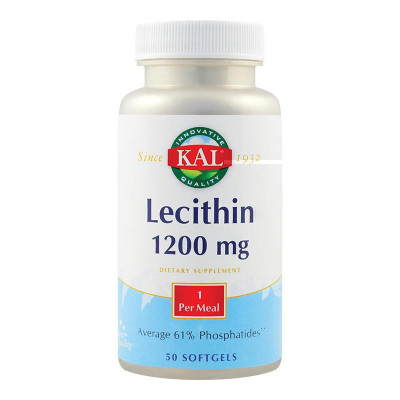 Supliment Alimentar Lecithin 1200mg Kal Secom 50cps foto