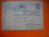 HOPCT CARTE POSTALA NR 515 Z - CENZURAT BRAILA 2 - ANUL 1943 / TIMBRUL FIX REGELE MIHAI -STAMPILOGRAFIE -CIRCULATA