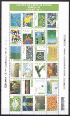 Brazilia 1998 sport pictura fotbal MI 2850-2873 kleib. MNH w59 foto