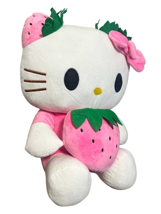 Hello Kitty mare cu capsuna jucarie din plus ecologic