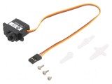 Servomecanism micro 4,8-6VDC 23x12x27mm 300&deg;