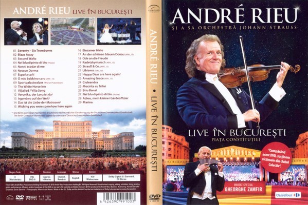 Andr&eacute; Rieu - Live In Bucuresti, DVD-V