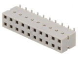 Conector PCB Mamă Dubox 2.54mm 20 pini SMT Aurit Vertical