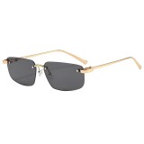 Ochelari de soare premium fara rama Asteroid GSM S098, Royal