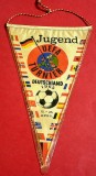 Fanion (vechi-colectie) fotbal - Turneul UEFA 1965-Germania(inclusiv Romania)