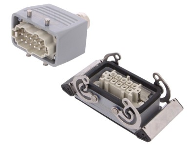 Conector HDC 10 pini, set complet foto