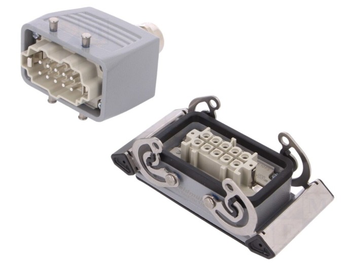 Conector HDC 10 pini, set complet