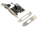 PCIe Card Extensie D-Sub 25pin și 9pin Mamă