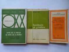 ARTA DE A PREDA SI ARTA DE A INVATA + INVATARE SI GANDIRE + ORIZONTUL FARA LIMITE AL INVATARII