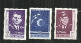 ROMANIA 1962 - PRIMUL ZBOR IN GRUP, VOSTOK 3 SI 4, MNH - LP 547