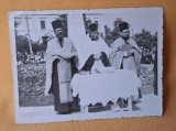 fotografie veche de colectie, perioada regala, anii 1920, imagine ceremonie religioasa, studio foto Lux - Bazargic