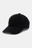 Filippa K șapcă de baseball din bumbac culoarea negru, neted, 31419.FK