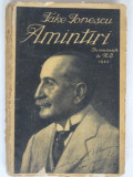 Amintiri, Take Ionescu