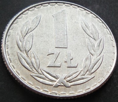 Moneda 1 ZLOT - POLONIA, anul 1987 *cod 1647 foto