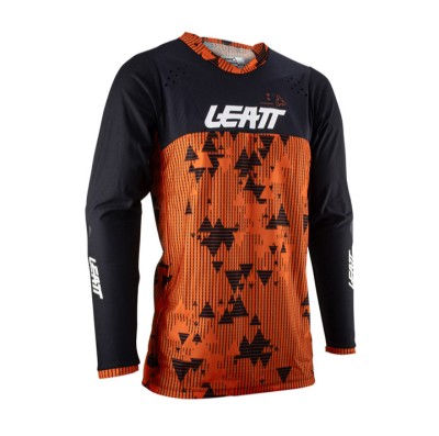 Tricou Leatt 4.5 Enduro Orange Black foto