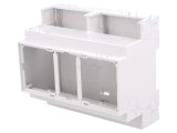 Carcasă pentru șină DIN, gri, 90x106x53mm