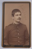 CDV Atelier Romania Nestor Heck Jassy Iassy Iasi barbat in uniforma - militar