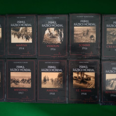 Set PRIMUL RAZBOI MONDIAL Bestseller Campanii & Bătălii 10 vol. Ed. Litera Țiplă