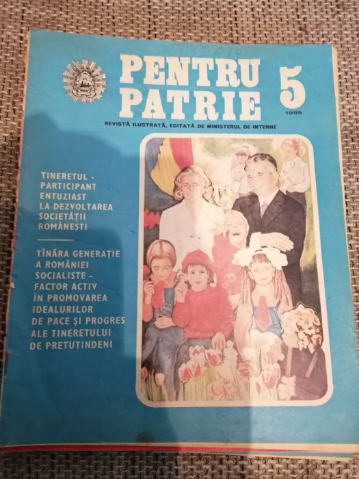 REVISTA PENTRU PATRIE - NR 5 - 1985