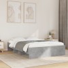 VidaXL Cadru de pat, gri beton, 120x200 cm, lemn prelucrat 3295663
