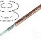 Cablu coaxial, RG316U, 1m, ecranat, nu propaga flacara, 50&Omega;, TASKER, RG316U