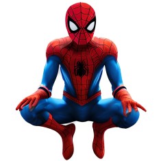 Sticker decorativ, Spiderman, Rosu, 73 cm, 1231STK