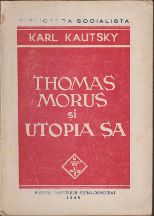 Thomas Morus si Utopia sa - Karl Kautsky