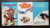 3 titluri JACK LONDON: Aventuri &icirc;n Alaska * Dragoste de viață (nuvele și povestiri) * Colț Alb