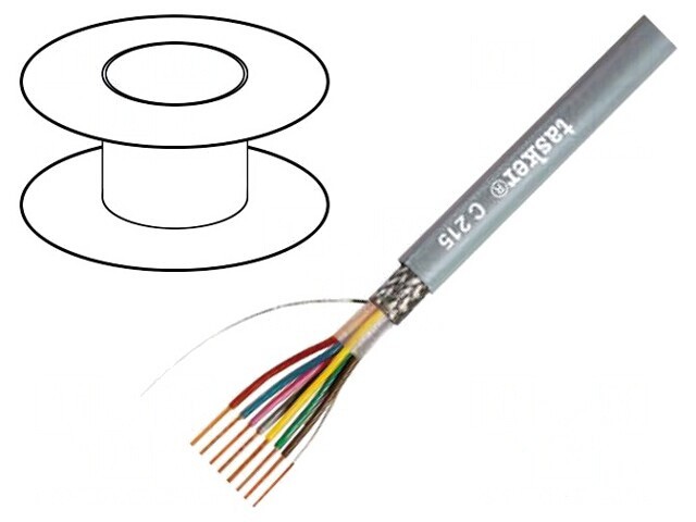 Cablu ecranat PVC 2x0,25mm2 LiY-CY