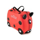 Valiza Copii Trunki HARLEY Buburuza, Bagaj de M&acirc;nă, Calatorie, 46x21x31cm, 18L, 3-6 Ani