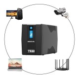 UPS 900VA / 500W LCD Line Interactive AVR 2 schuko USB TED